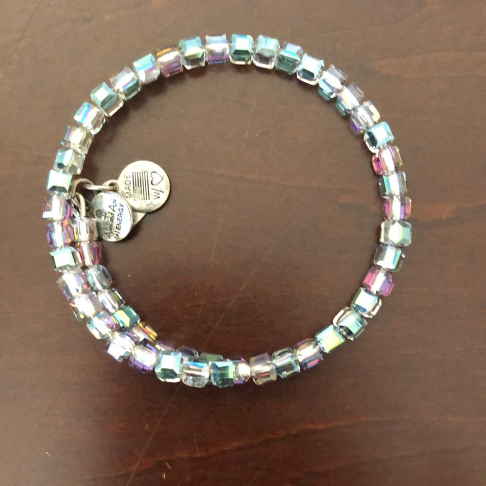 Alex and Ani crystal beaded bracelet.